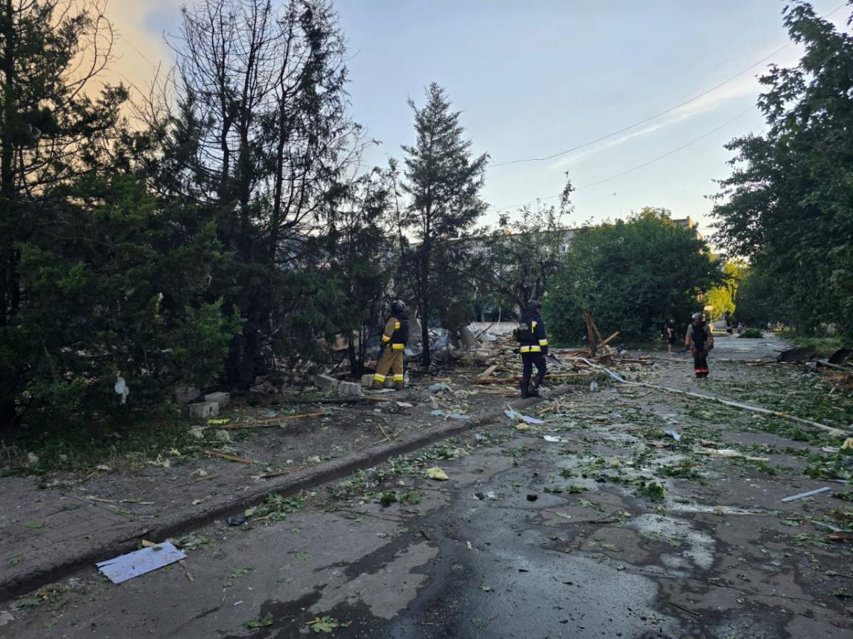 Наслідки удару РФ по Добропіллю 16 липня 2025 року