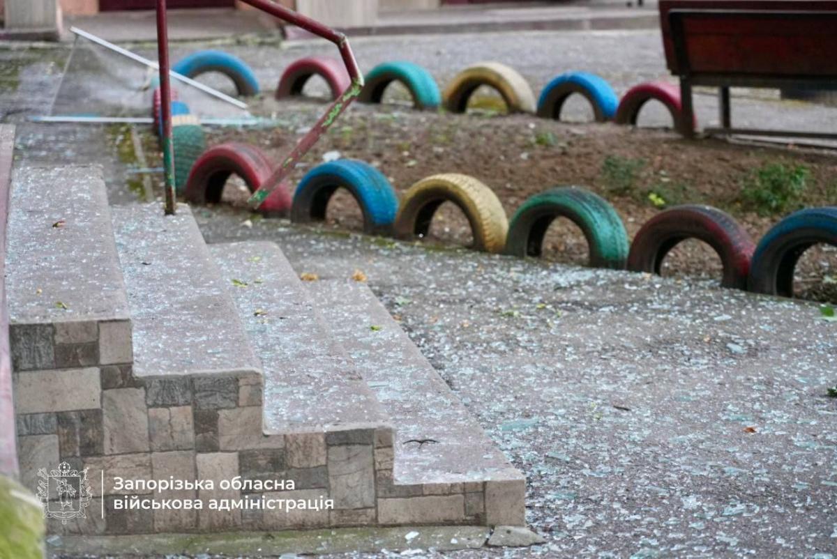 Удар по Запорожью 20 июля