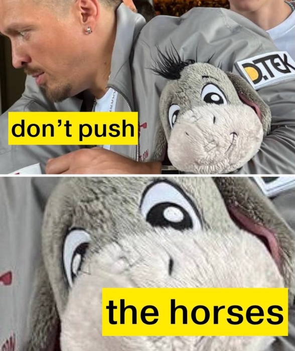 Don't Push The Horses Олександр Усик - меми з Усиком