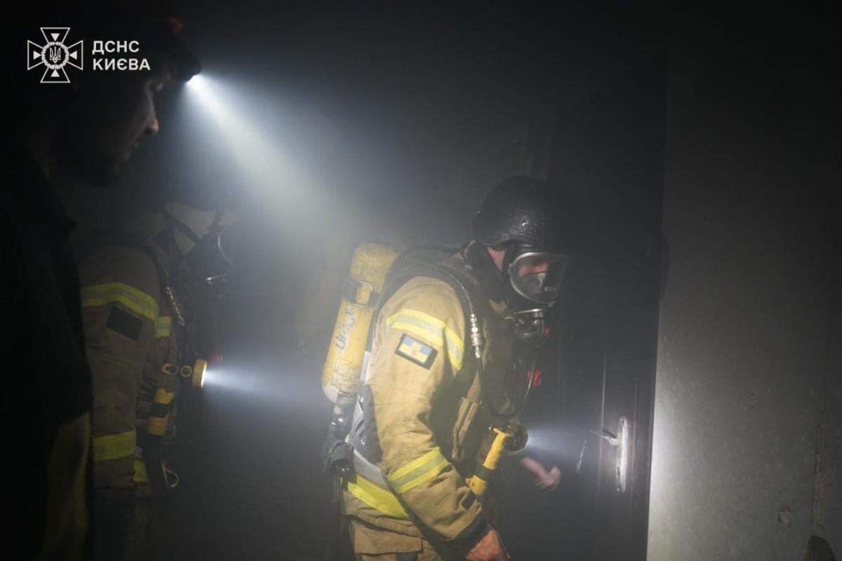 Последствия ночной атаки на Киев