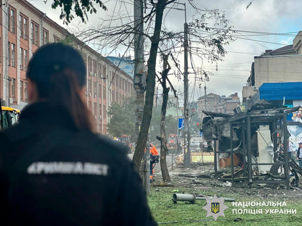 Последствия ночной атаки на Киев