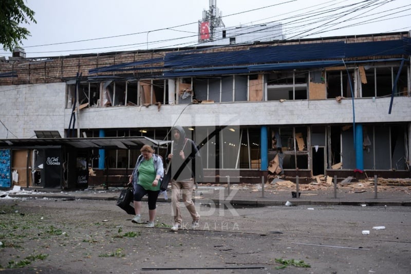 Последствия ночной атаки на Киев