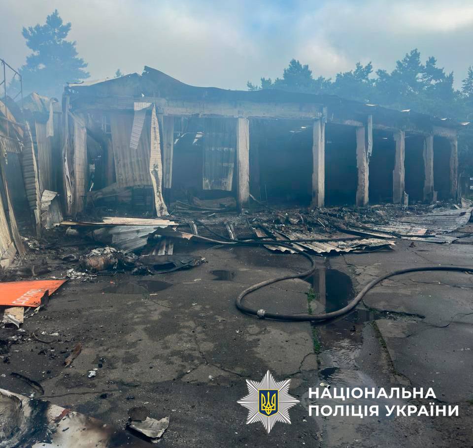 Последствия ночной атаки на Киев