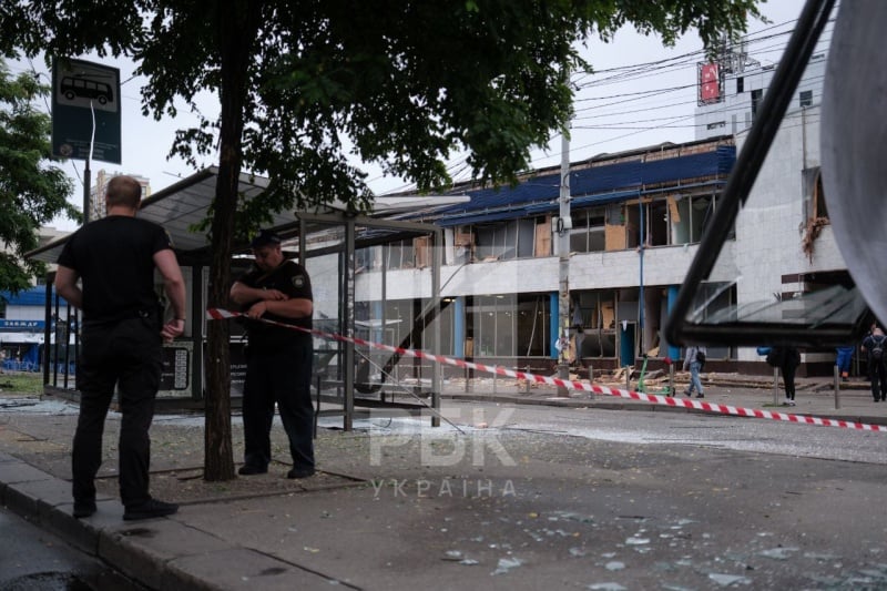 Последствия ночной атаки на Киев