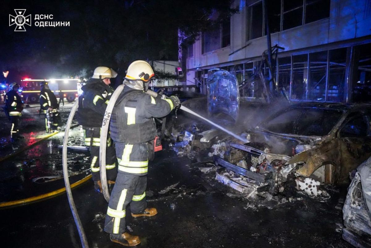 Атака на Одессу в ночь на 22 июля