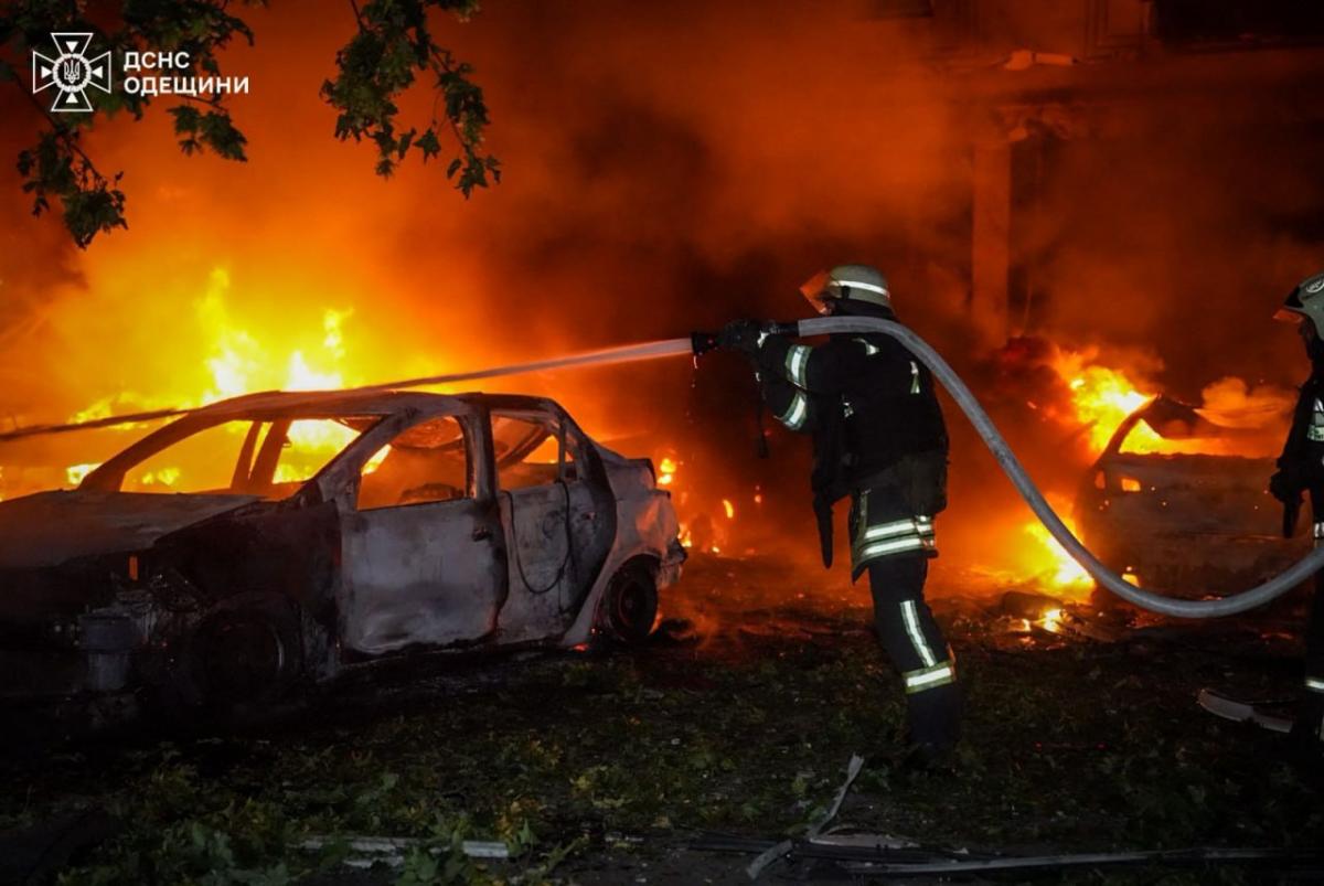 Атака на Одессу в ночь на 22 июля