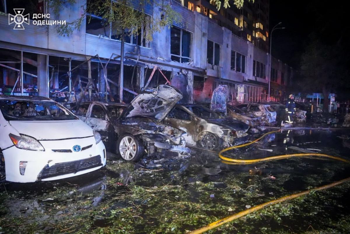 Атака на Одессу в ночь на 22 июля