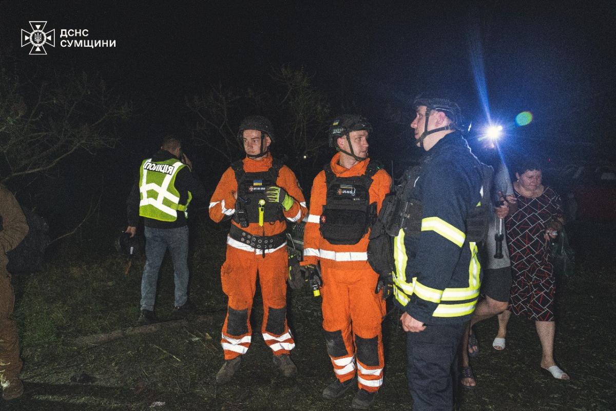 Авіаудар по Сумах у ніч на 22 липня