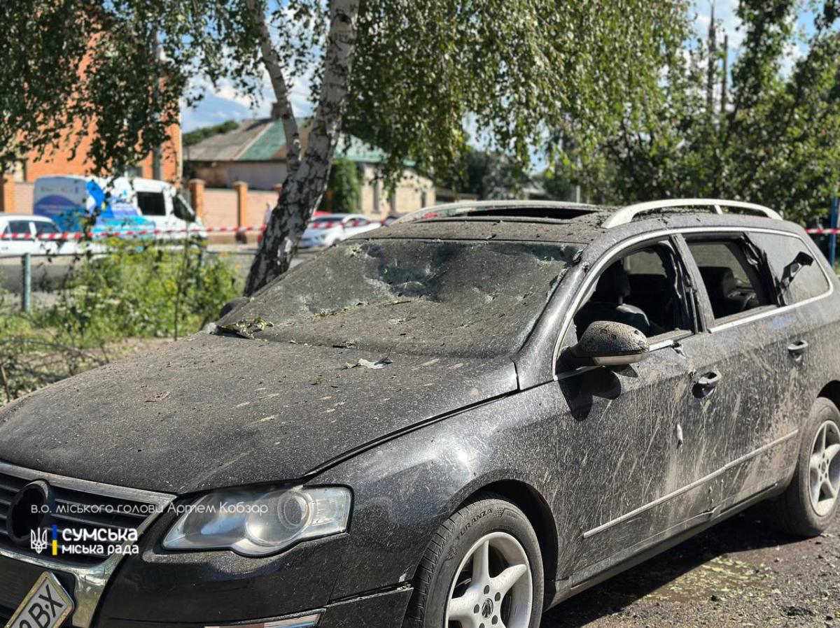 Удар по Сумам 22 июля