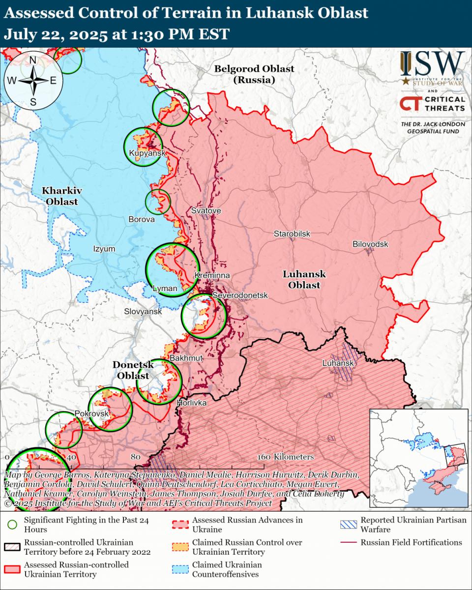 Карта ISW Карта ISW