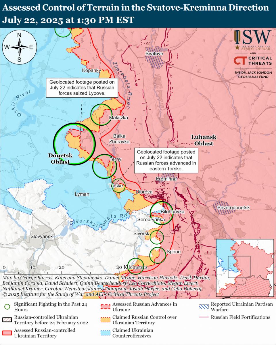 Карта ISW Карта ISW