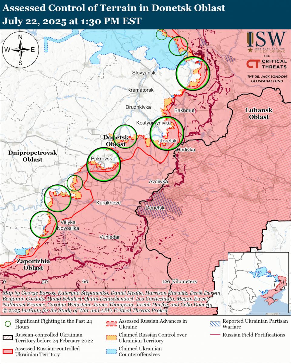 Карта ISW Карта ISW