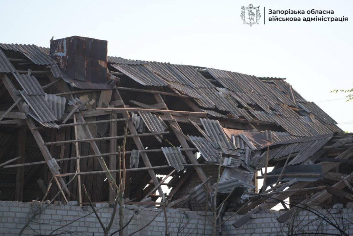 Наслідки удару по Запорізькій області Наслідки удару по Запорізькій області