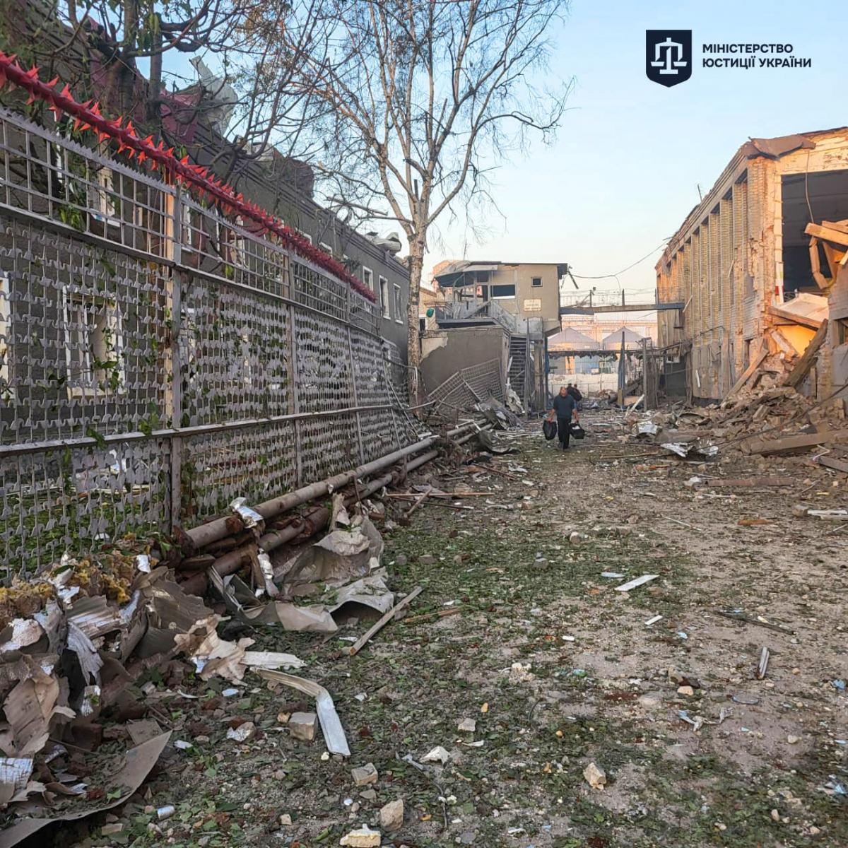 РФ ударила по виправній колонії на Запоріжжі РФ ударила по виправній колонії на Запоріжжі