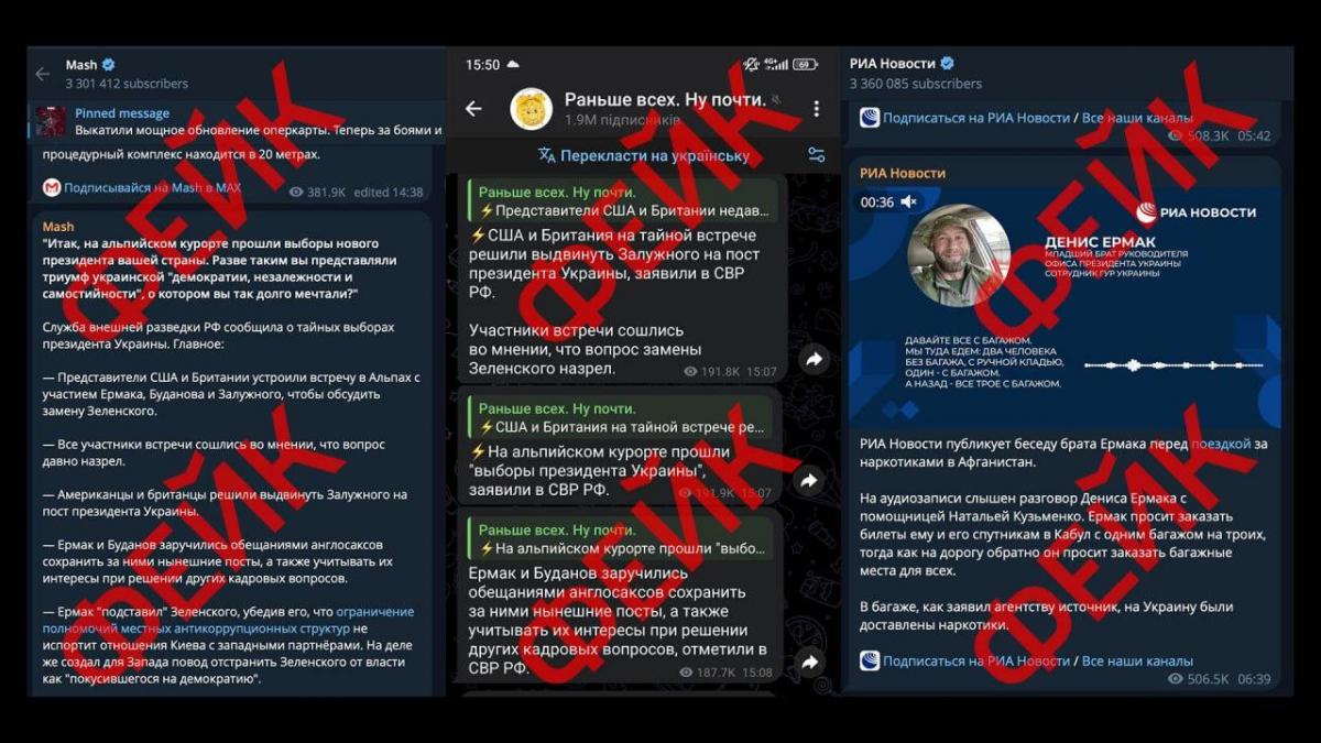 Фейк РФ про вибори президента України в Альпах Фейк РФ про вибори президента України в Альпах