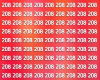 Ребус для тих, у кого чудовий зір: треба за 11 секунд знайти цифру 208