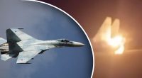 Яскраво запалав: ГУР повідомило про знищення в Росії літака Су-27УБ