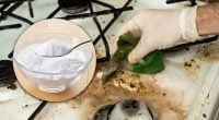 Навіть терти не потрібно: один продукт прибере застарілий жир з плити за хвилини