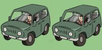 Суперголоволомка: знайдіть 3 відмінності в картинках дівчини за кермом джипа за 23 с