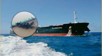 Перевозив мільйон барелів нафти: танкер 'тіньового флоту' РФ вибухнув Перевозив мільйон барелів нафти: танкер 'тіньового флоту' РФ вибухнув