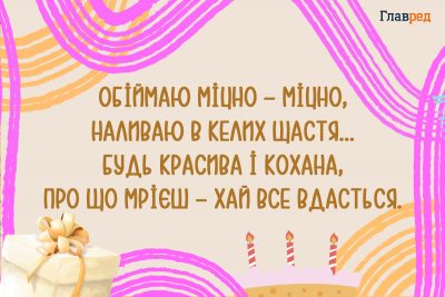 Привітання з днем народження подрузі Привітання з днем народження подрузі