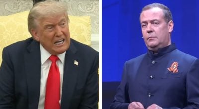 Трамп, Медведєв Трамп, Медведєв