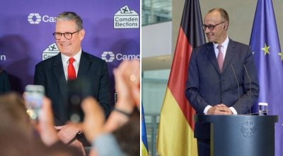 Кир Стрармер, Фридрих Мерц Кир Стрармер, Фридрих Мерц