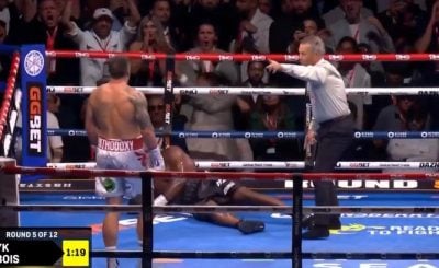 Усик красиво переміг Дюбуа в п'ятому раунді: як пройшов бій