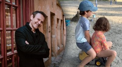Святослав Вакарчук із дітьми Святослав Вакарчук із дітьми