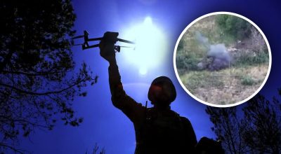 оператор дрона, удар по россиянам в Торском оператор дрона, удар по россиянам в Торском