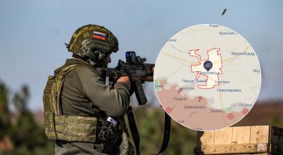 Армия РФ, Покровск карта