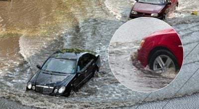 Чекають дорогі наслідки: що станеться з авто, якщо проїхати глибоку калюжу Чекають дорогі наслідки: що станеться з авто, якщо проїхати глибоку калюжу