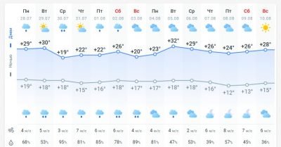 погода 29 июля погода 29 июля