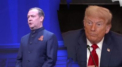 Медвєдєв істерично пригрозив Трампу війною через новий дедлайн РФ Медвєдєв істерично пригрозив Трампу війною через новий дедлайн РФ