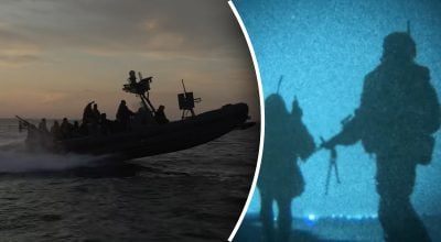 Спецназовцы ГУР на Тендровской косе Спецназовцы ГУР на Тендровской косе