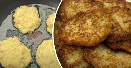 Семья будет просить приготовить снова и снова: рецепт драников с мясом за 10 минут