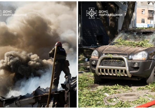 "Є загиблі та поранені": у Полтаві серія вибухів, РФ вдарила БпЛА по ТЦК