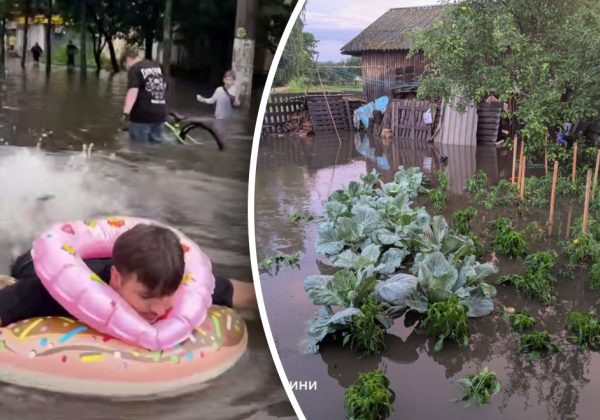 Риба плаває вулицями, у дворах "море": що накоїла негода в п'яти областях України