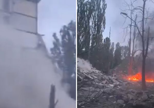 У Києві - "приліт" у житловий будинок: склався цілий під'їзд, під завалами люди