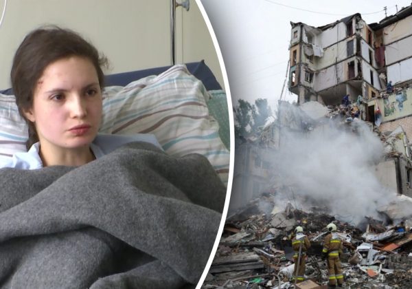 Пролетіла дев'ять поверхів і вижила: дівчина дивом вціліла під час атаки на Київ
