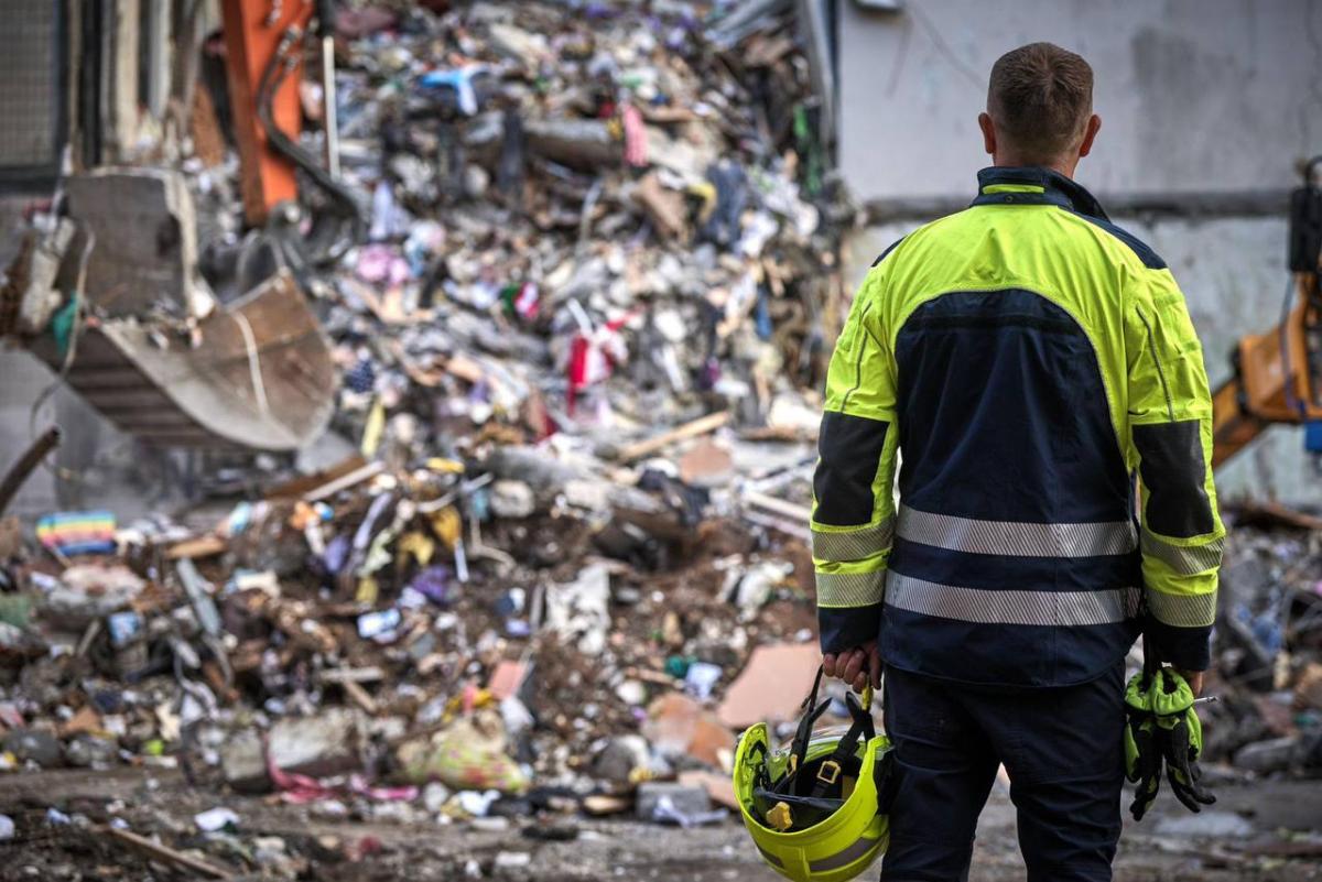 Ліквідація наслідків удару по Києву 31 липня