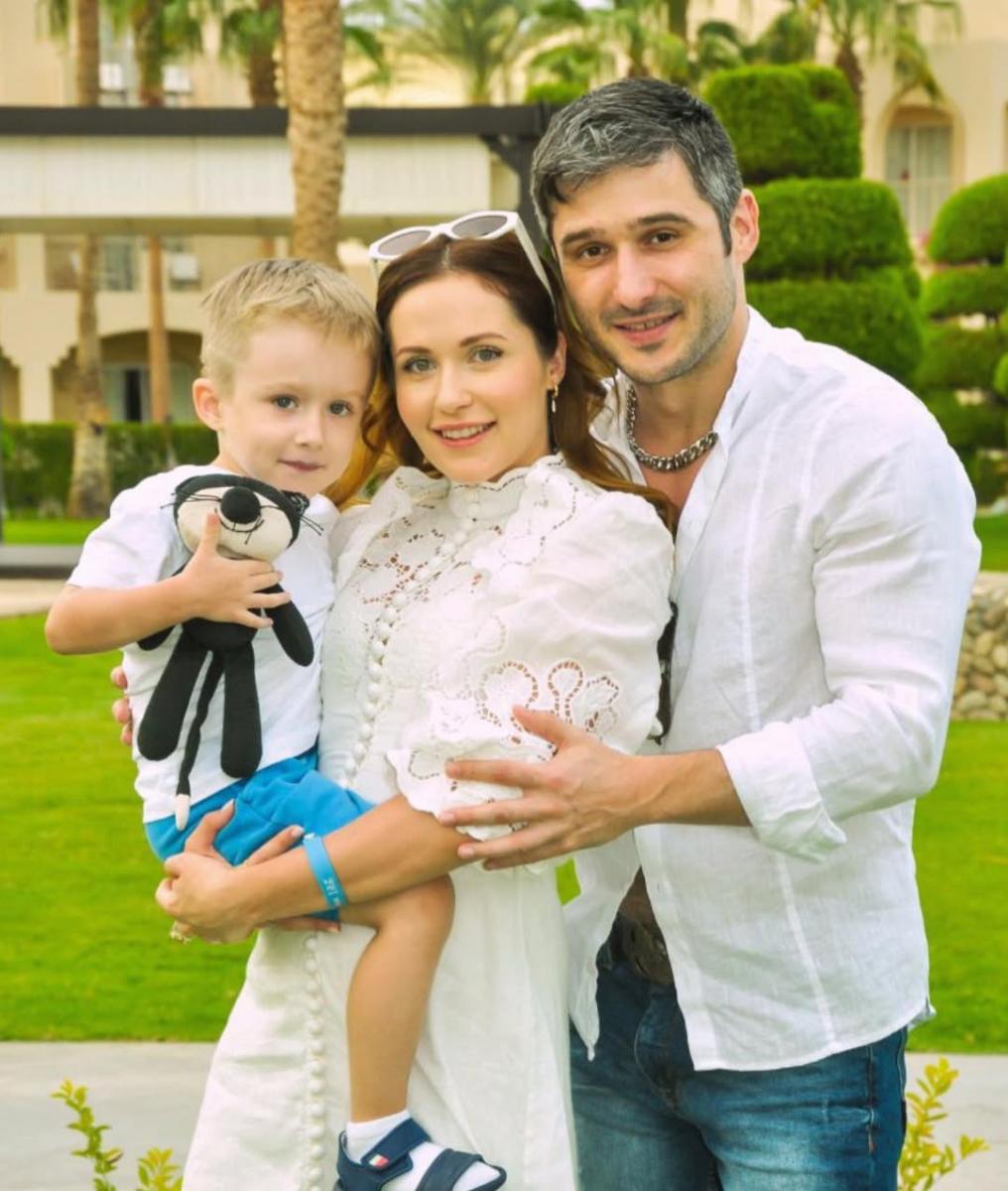 Наталка Денисенко та Андрій Фединчик із сином