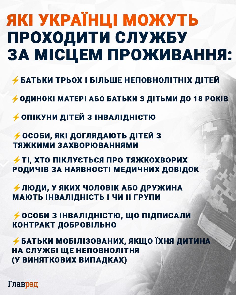 Які українці можуть проходити службу за місцем проживання Які українці можуть проходити службу за місцем проживання