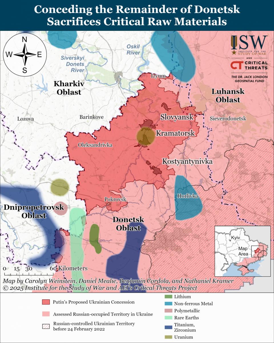 Чим загрожує Україні втрата Донбасу - карти ISW