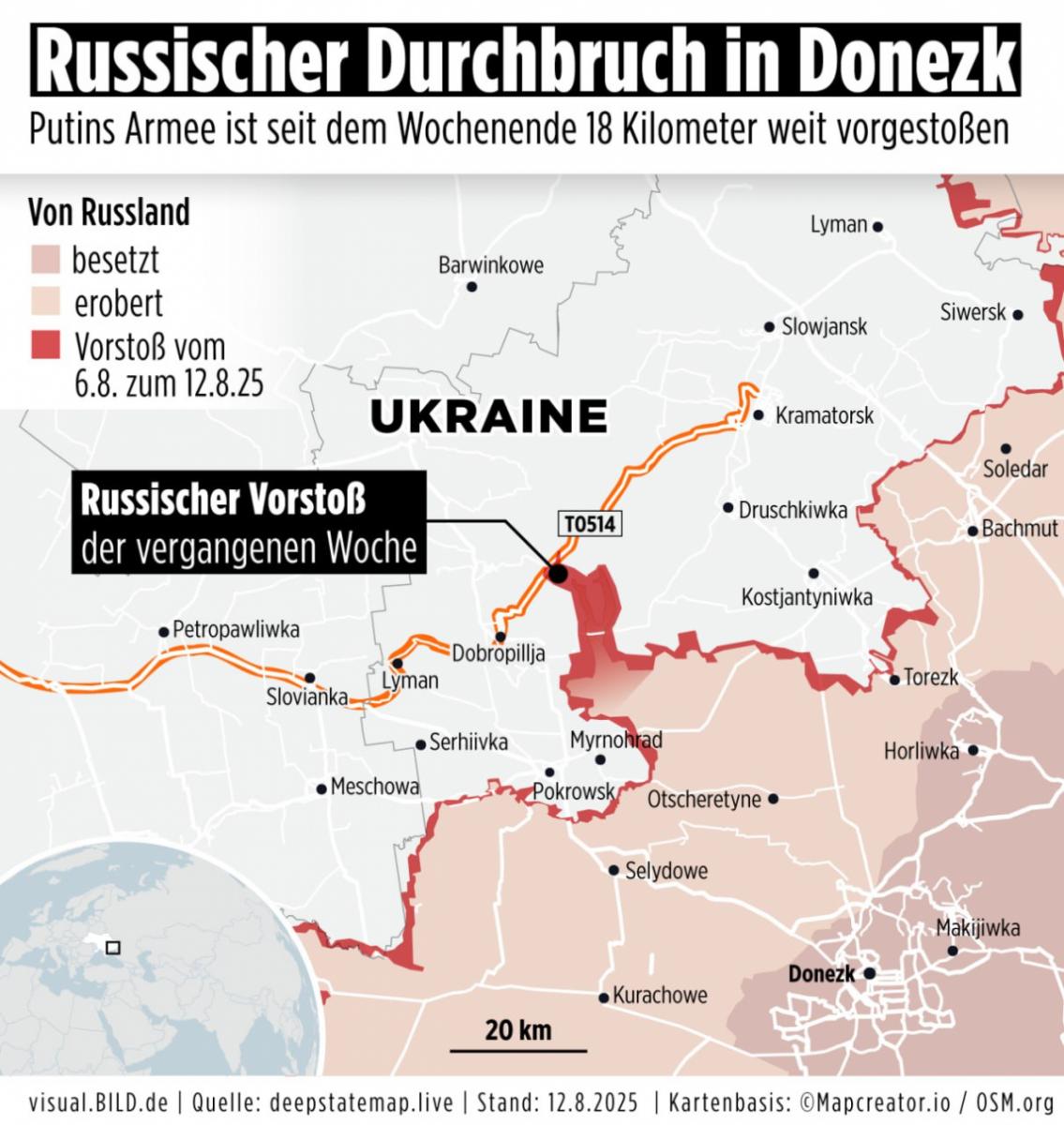 Наслідки будуть катастрофічними, РФ прорвала фронт - в BILD назвали головну проблему Наслідки будуть катастрофічними, РФ прорвала фронт - в BILD назвали головну проблему