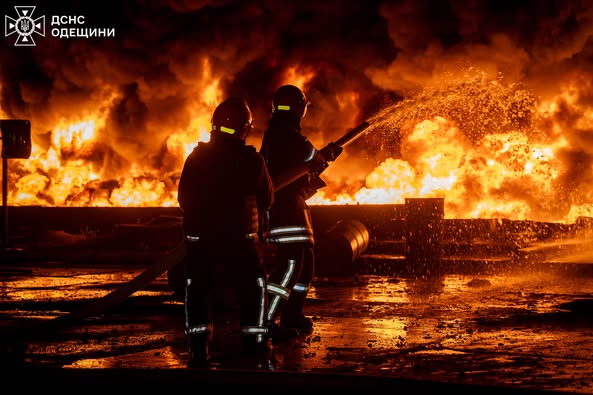 Нічна ворожа атака на Одещину Нічна ворожа атака на Одещину