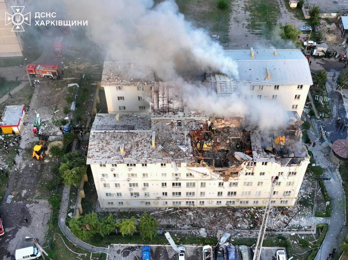 Удар РФ по Україні в ніч на 18 серпня 2025 року Удар РФ по Україні в ніч на 18 серпня 2025 року