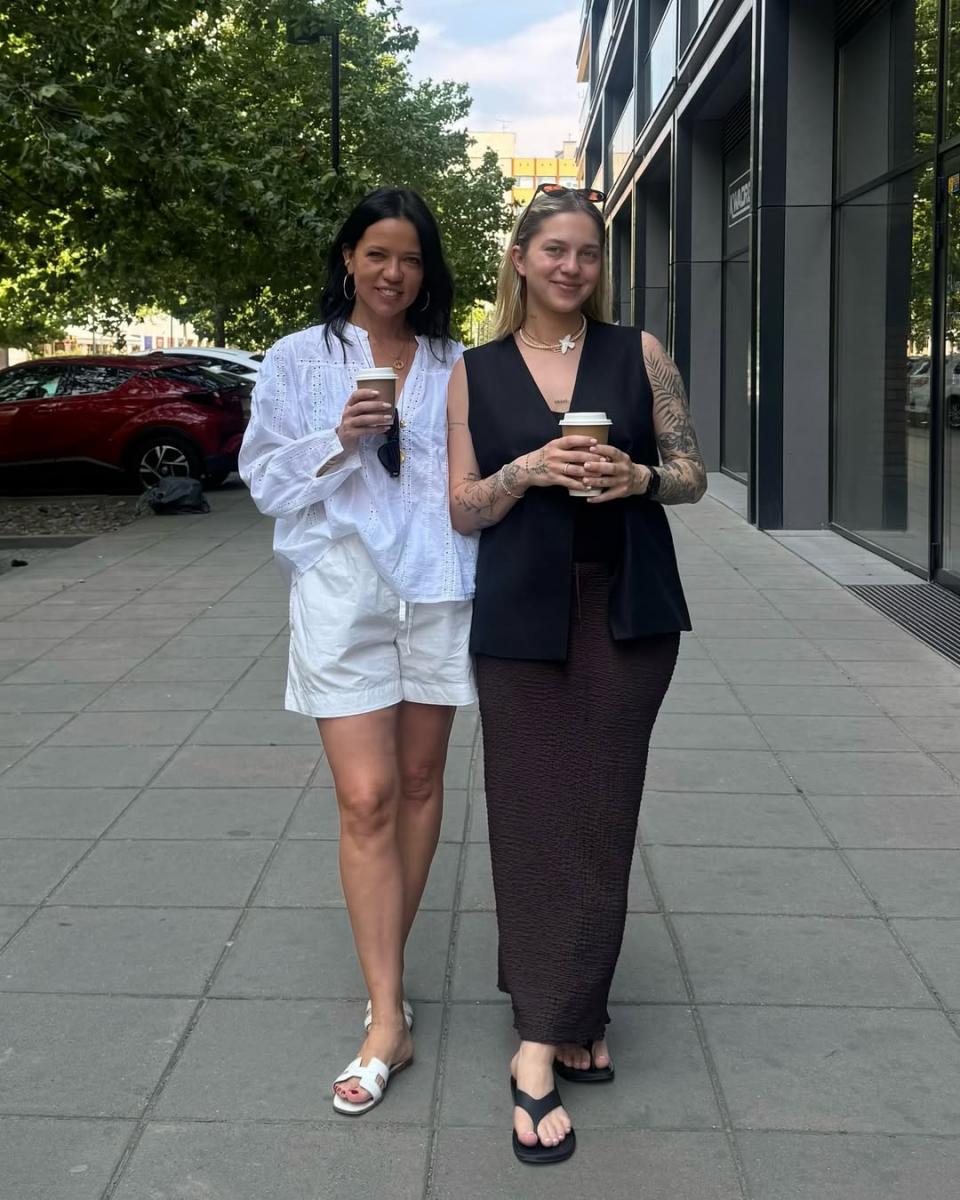 Ірина Горова з донькою