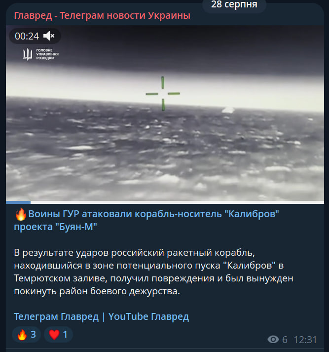 Скрин из тг