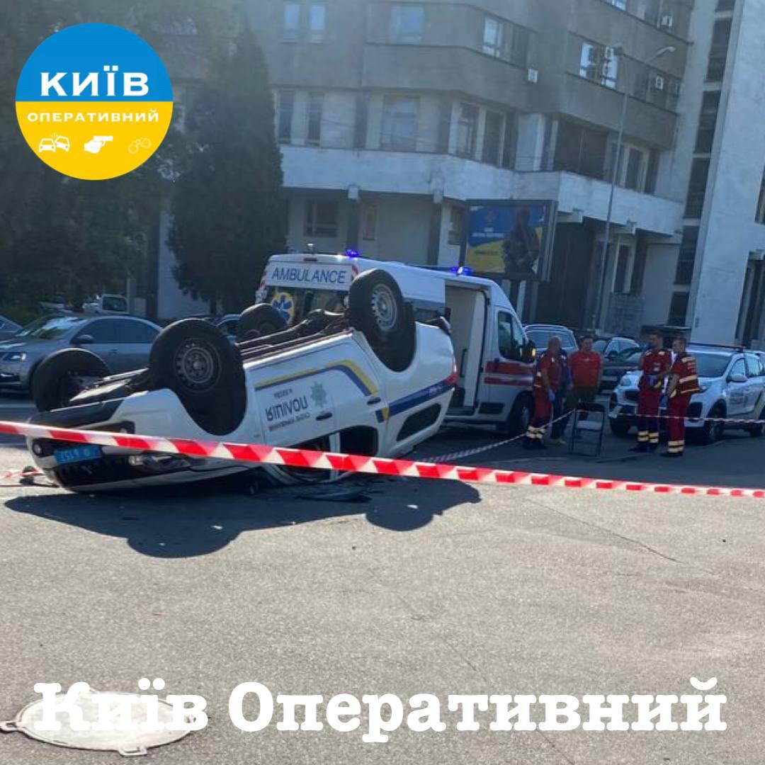 Аварія сталася в Голосіївському районі Аварія сталася в Голосіївському районі